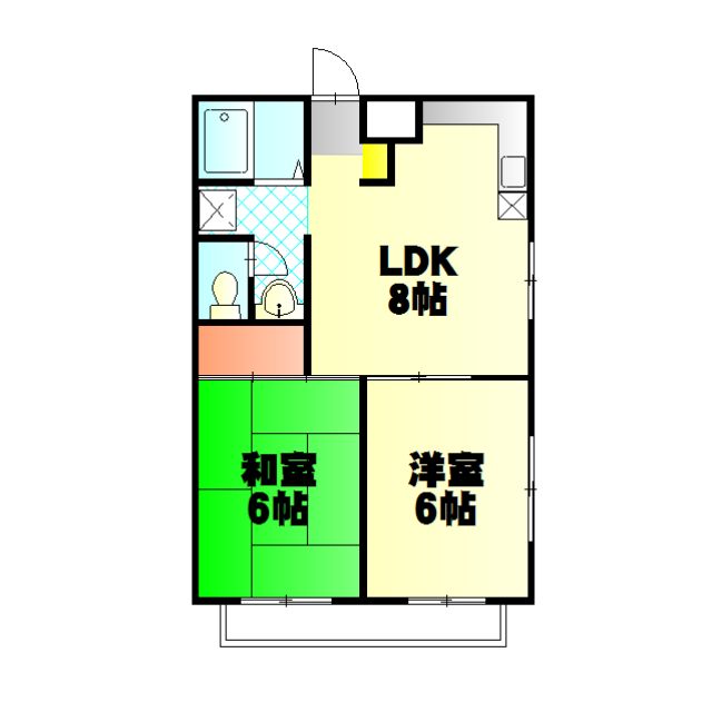 ケミハイツの間取り