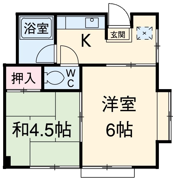 向後ハイツの間取り