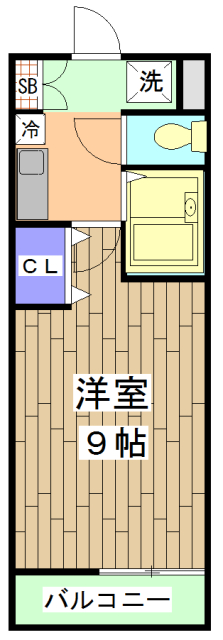トゥルー西ノ京の間取り
