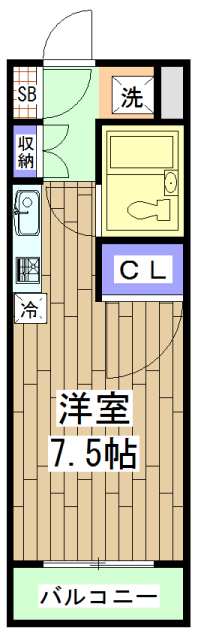 アサヒハイツの間取り
