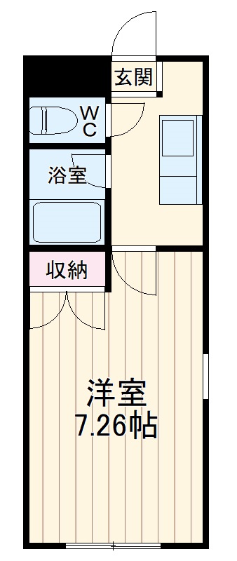 西千葉ハイリビング七番館の間取り