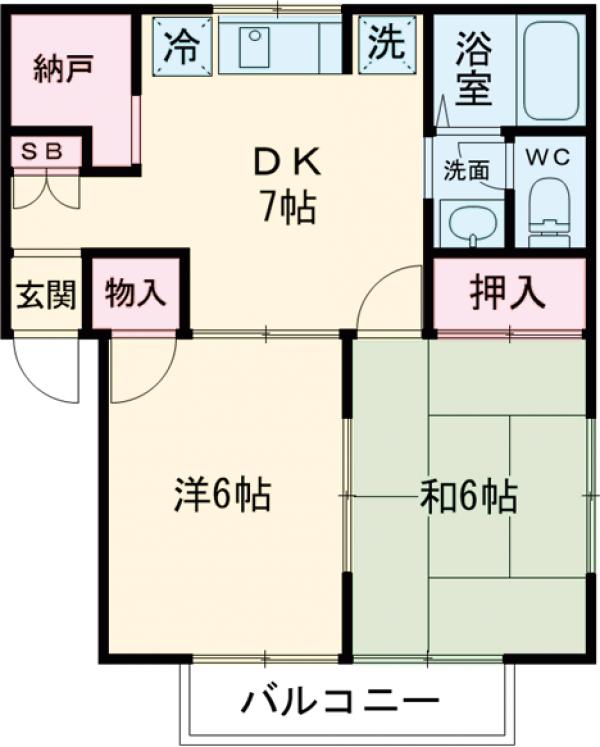 メゾン英の間取り