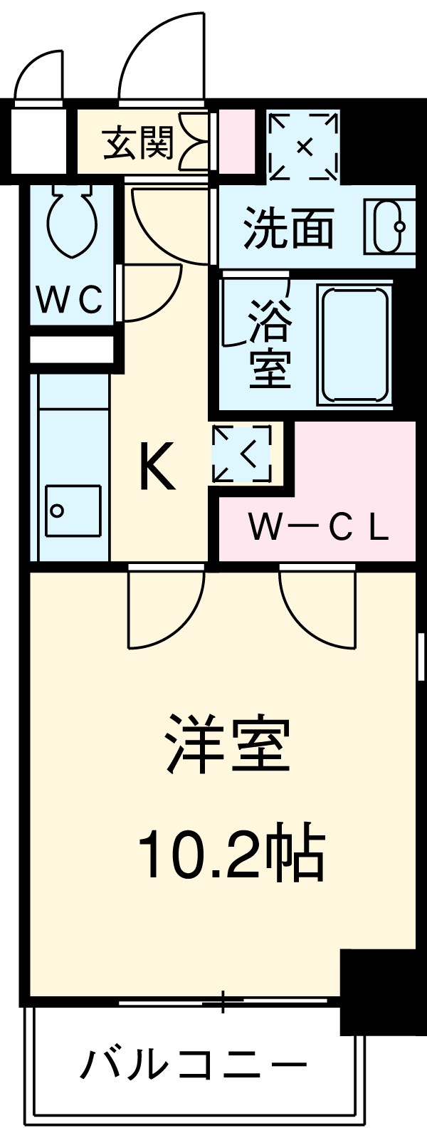 タウンコート御園の間取り