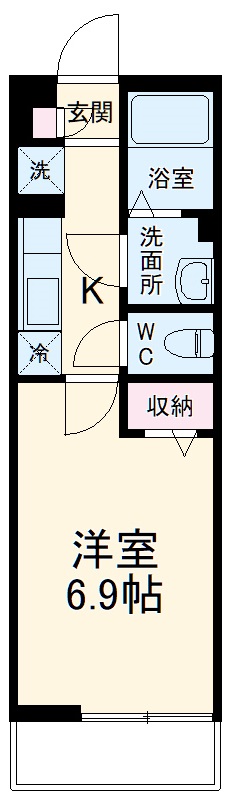 リブリ・西千葉の間取り