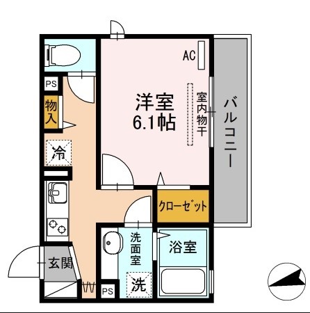 ニューフラーリッシュ イーストの間取り