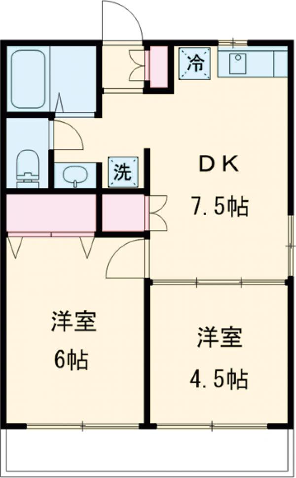 モンペール高円寺の間取り