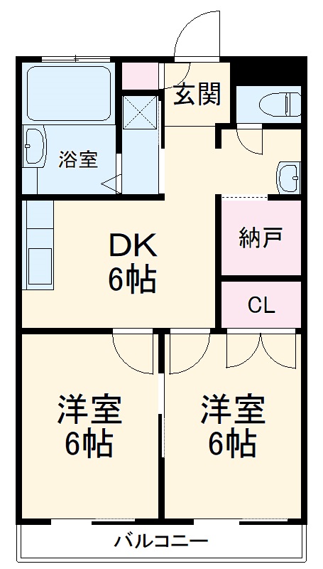 サンヒルズ太田南の間取り