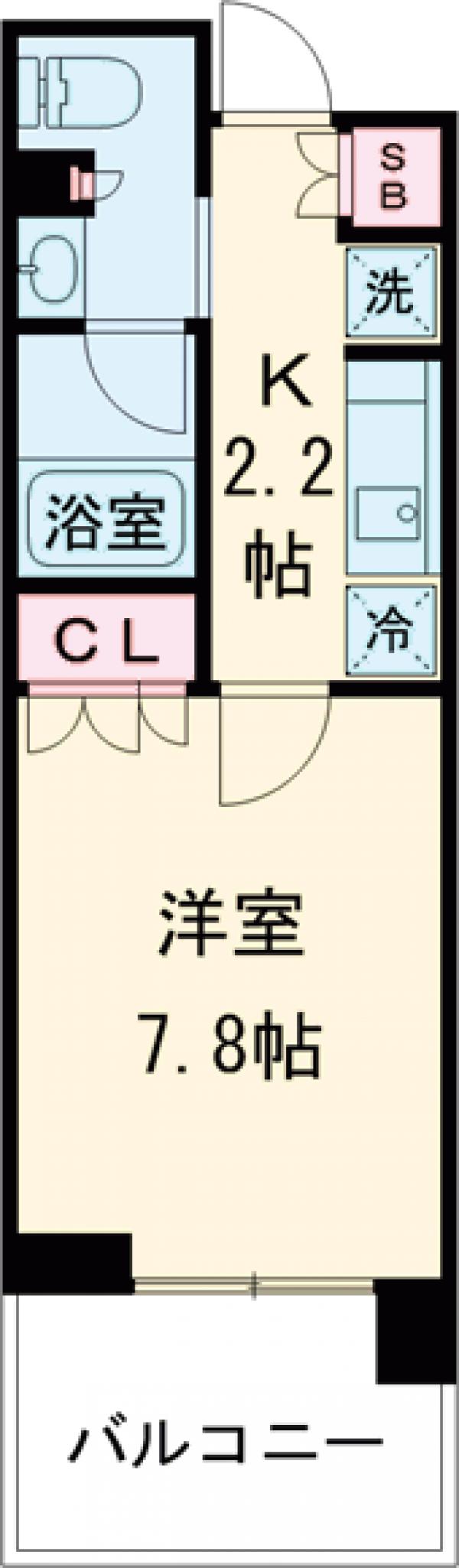 プライムメゾン早稲田通りの間取り