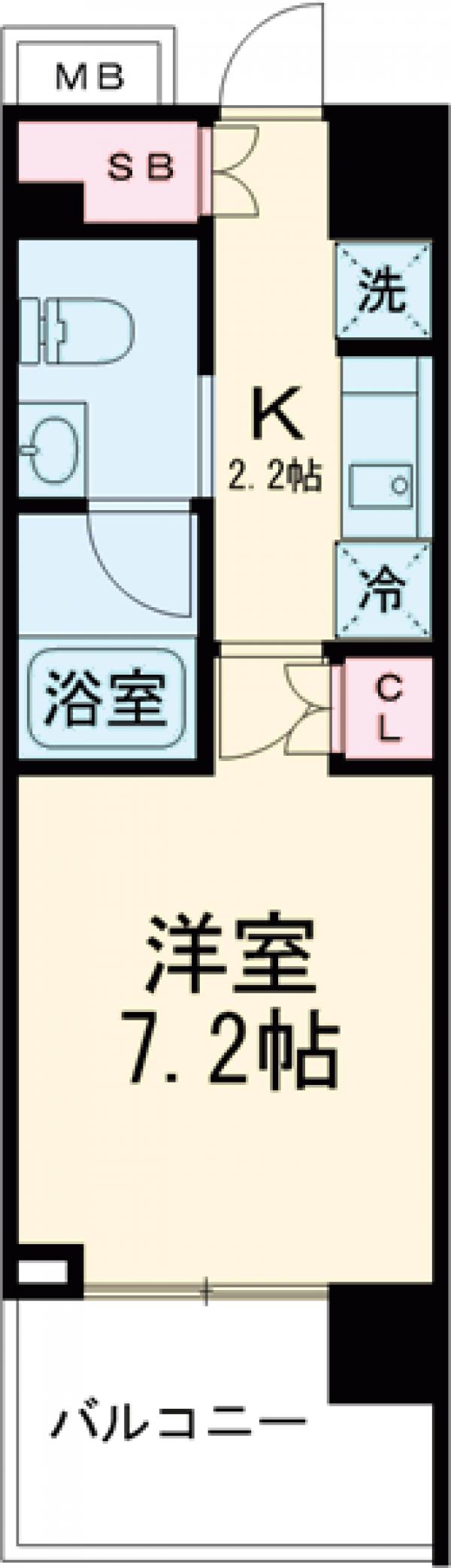 プライムメゾン早稲田通りの間取り