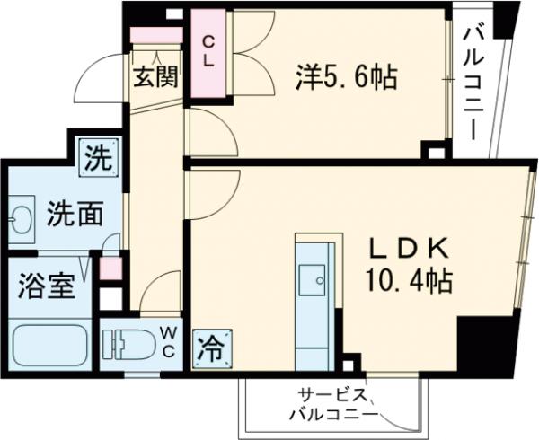 リベラーレ中野の間取り