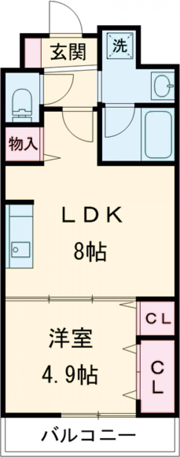 Pour Toujours大将軍の間取り