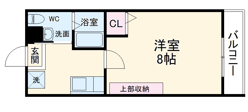 フラッティ丸太町御前の間取り