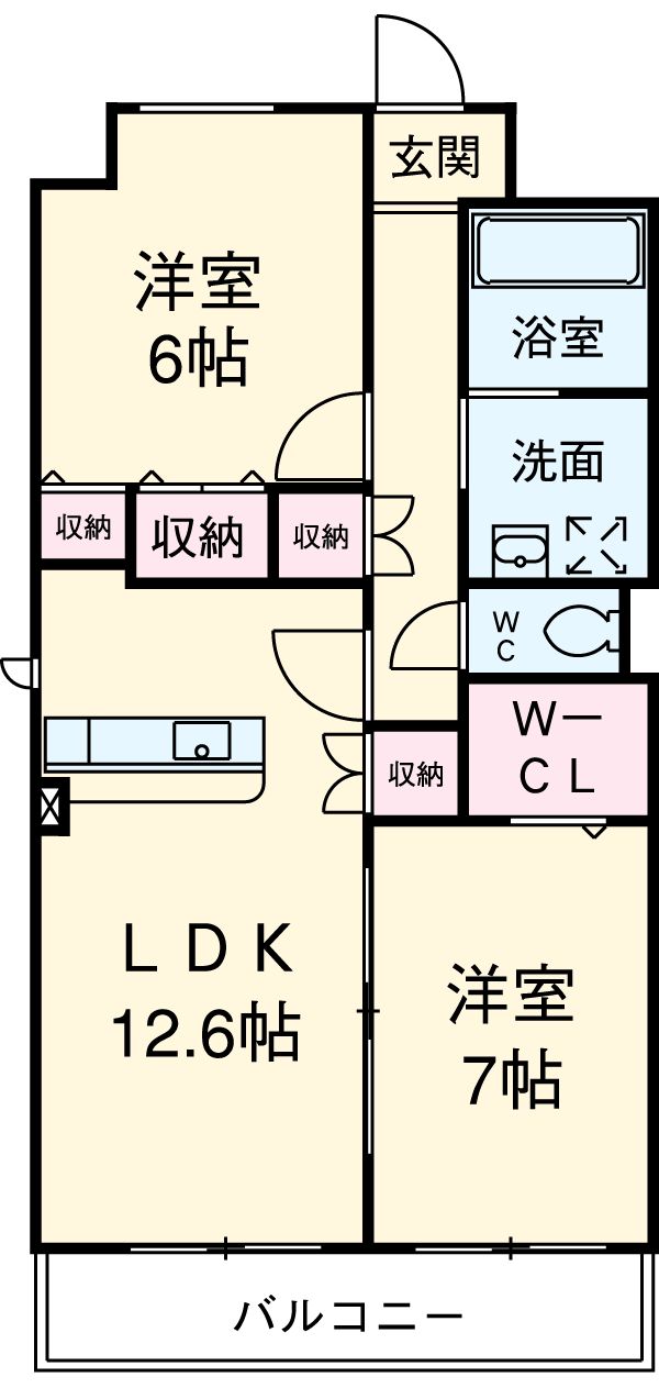 ヴァンドゥーズの間取り