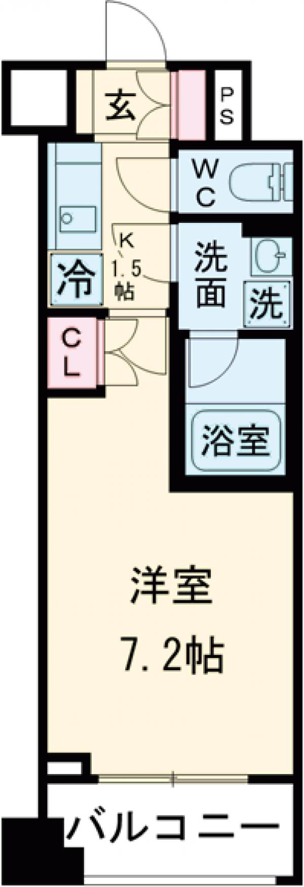 ラクラス新中野の間取り