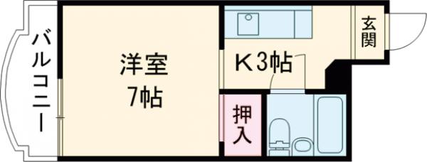 ルミエール白梅の間取り