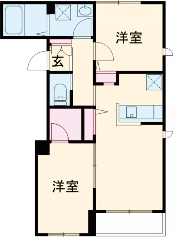 アウラ今川の間取り