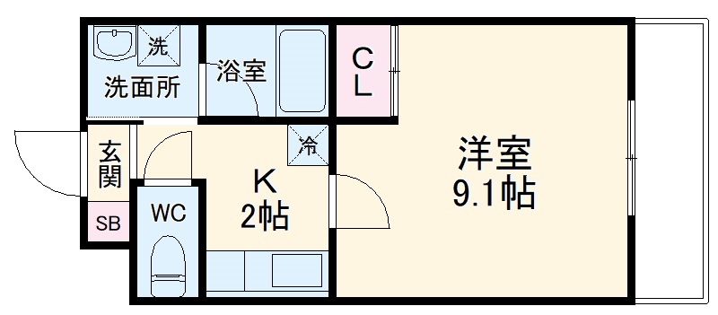 Maple御所ノ内の間取り