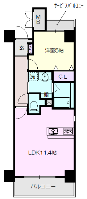サングレースの間取り