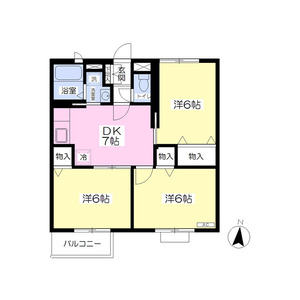 ひまわりⅡの間取り