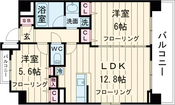 ステージファースト新宿西落合の間取り