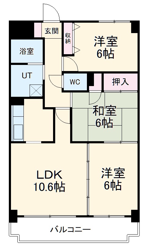 ロジュマン春日井の間取り