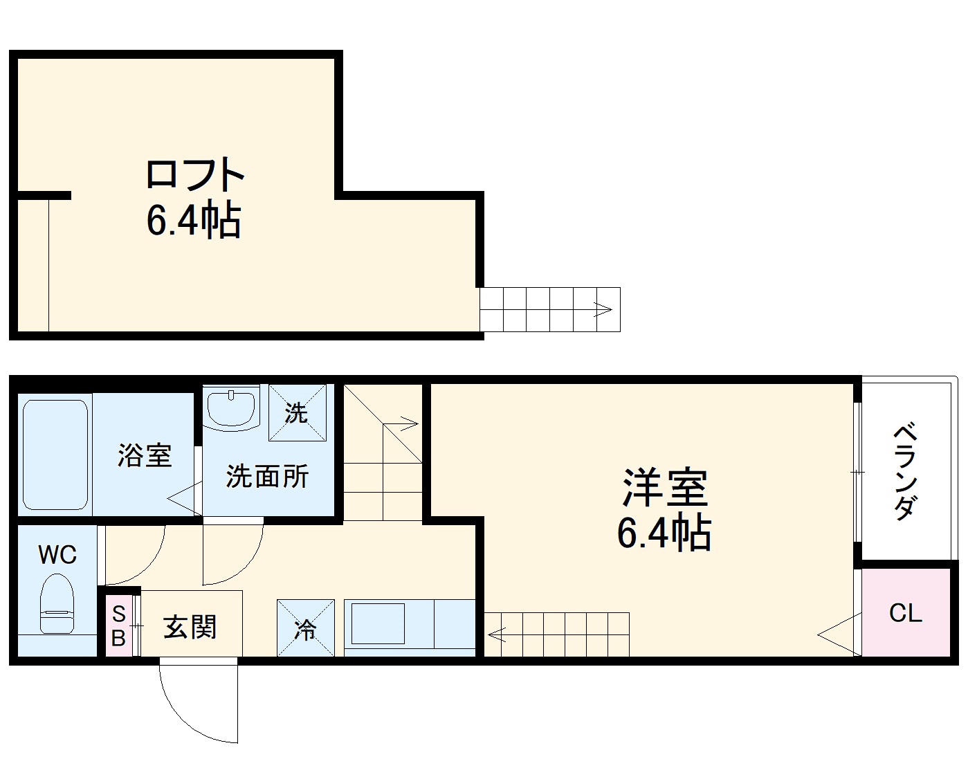 アルバーノ新守西Grandeの間取り