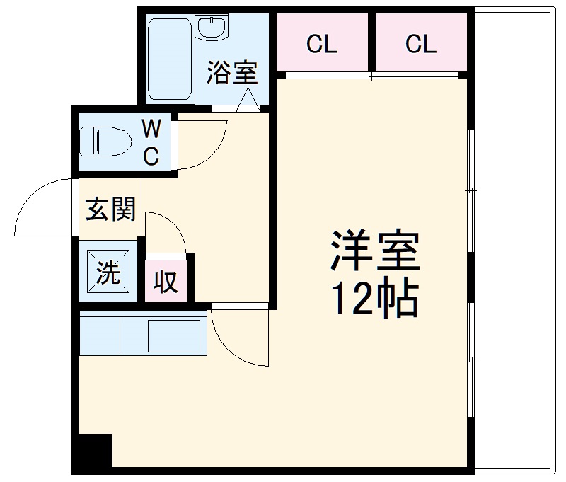 グランドハイツ豊山Ⅰの間取り