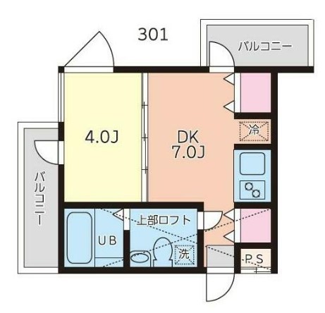 アート・フル中井の間取り