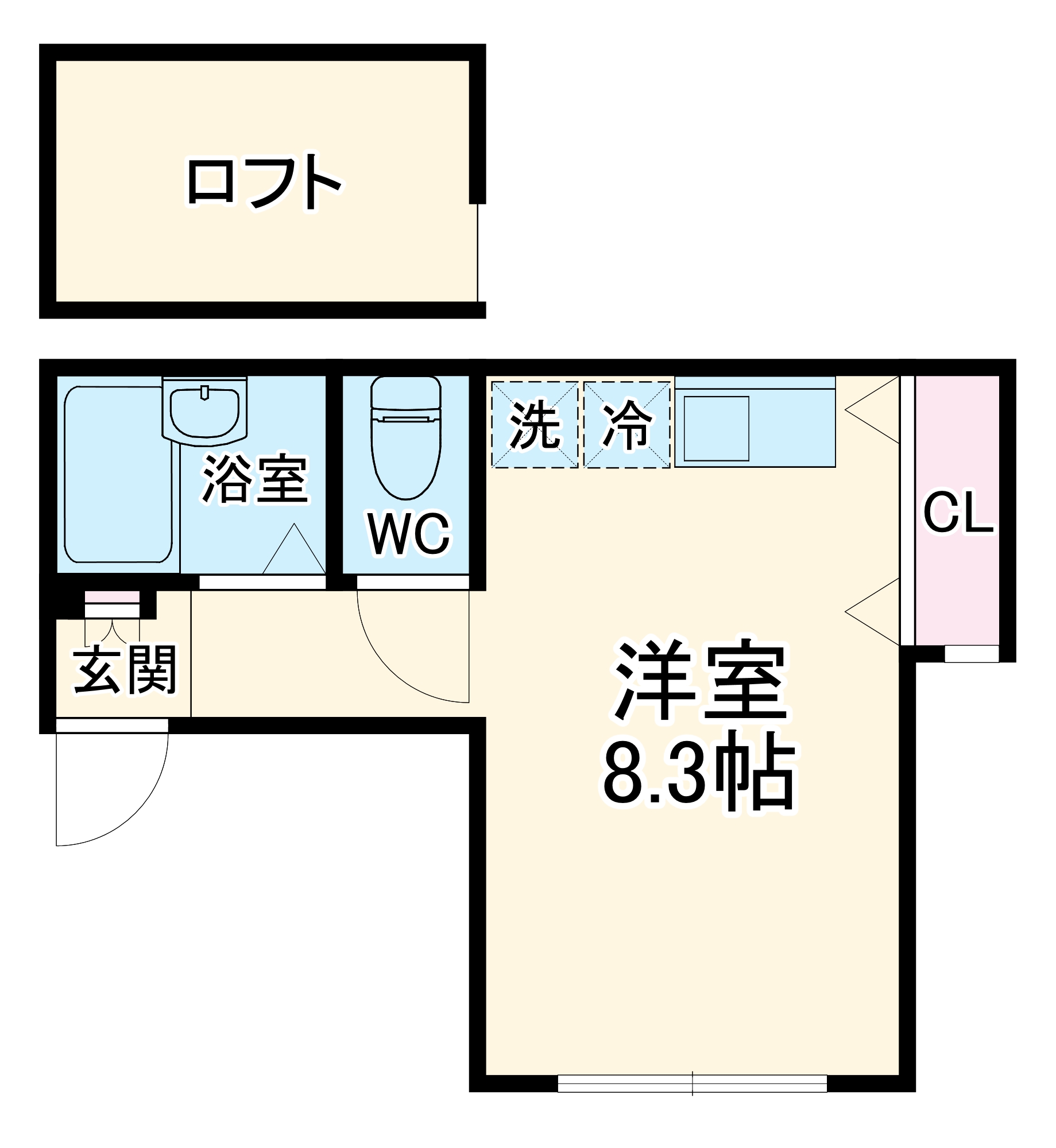 プラチナムⅠの間取り