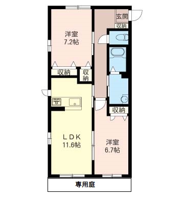 エストレリータの間取り