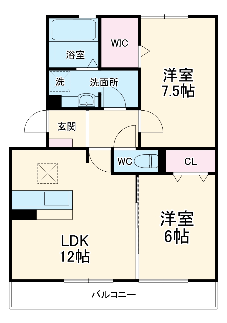 PREMIER VIOLETの間取り