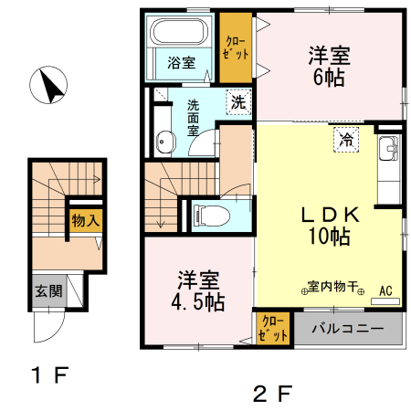 楓の間取り