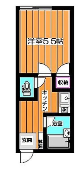 コーポ大新の間取り