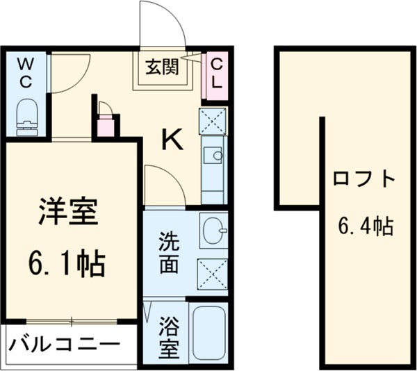 グランビル上小田井の間取り