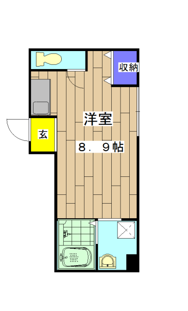 エスティハウス西院の間取り