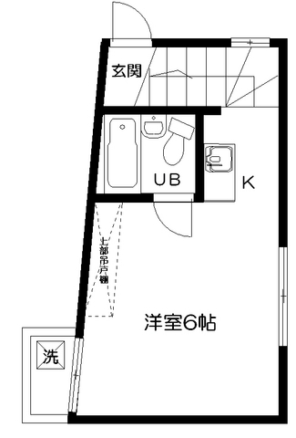 フラット大久保Dの間取り