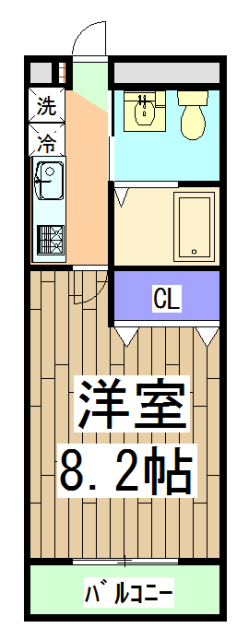 ワンモアハート円町の間取り