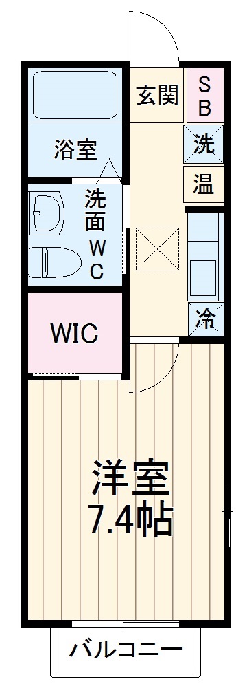 ベルメゾンKの間取り