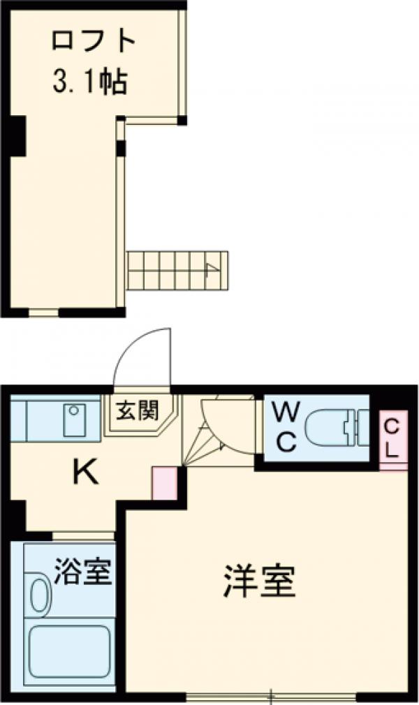 コーポRiNの間取り