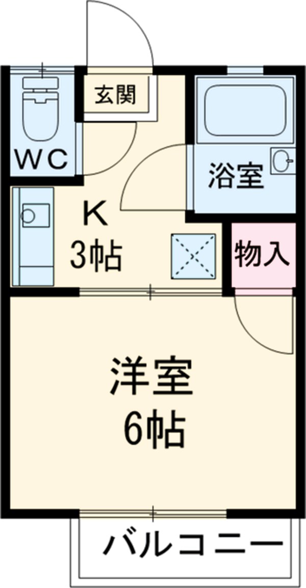メゾンド松林の間取り