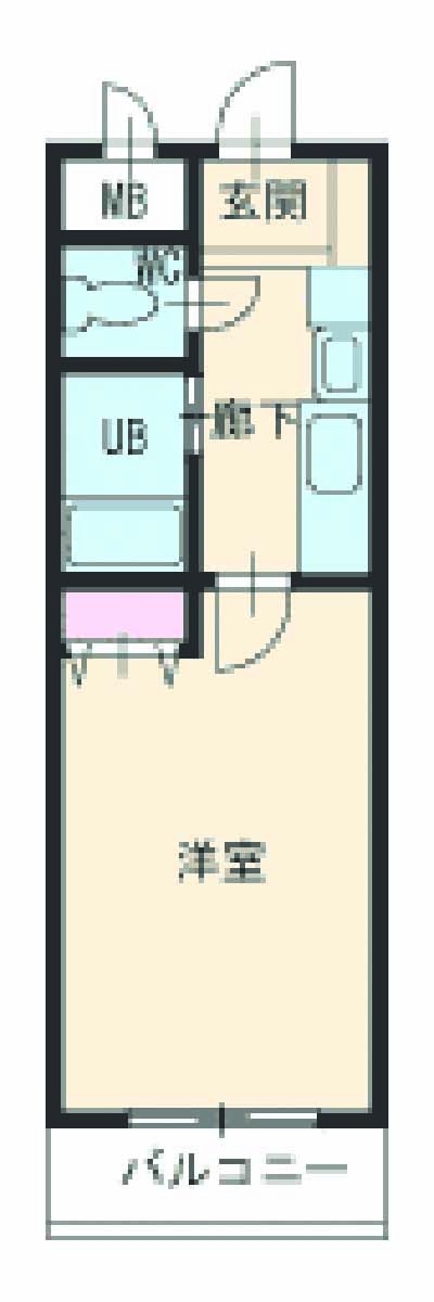 プリミエール八田Ⅲの間取り