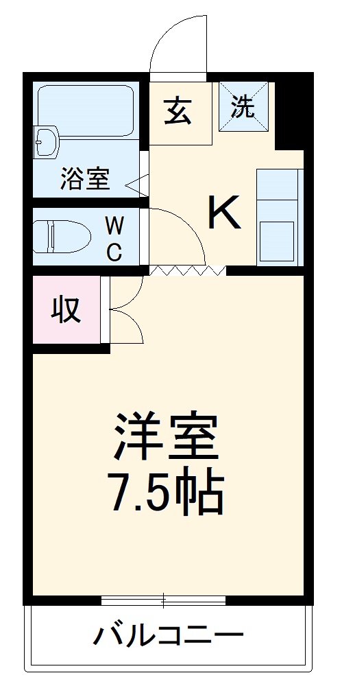リアナ岐阜弐番館の間取り