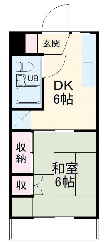コーポシルクロードの間取り