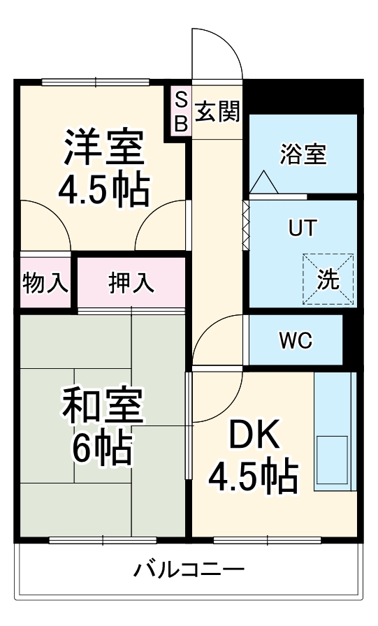 宮前ハイツの間取り