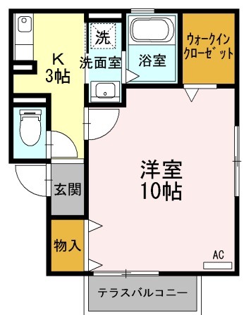 フラッツボナールの間取り