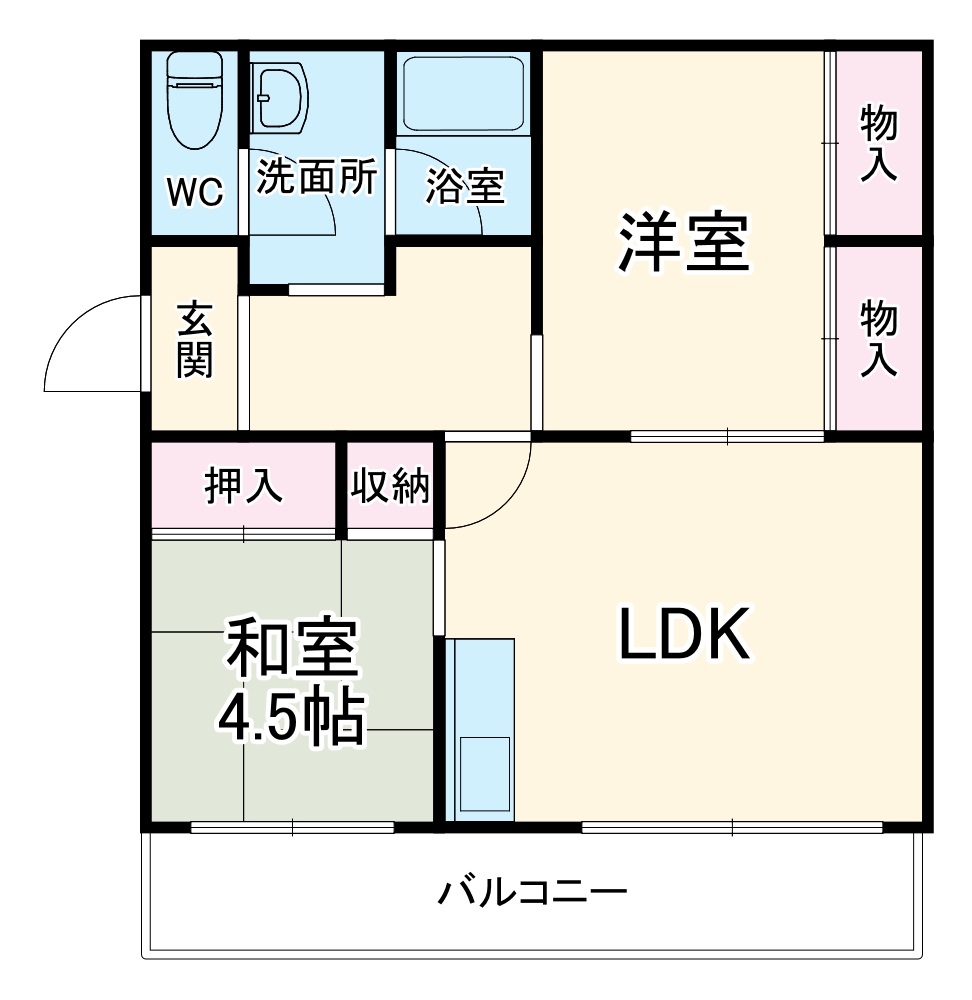 第１パークサイドマンションの間取り