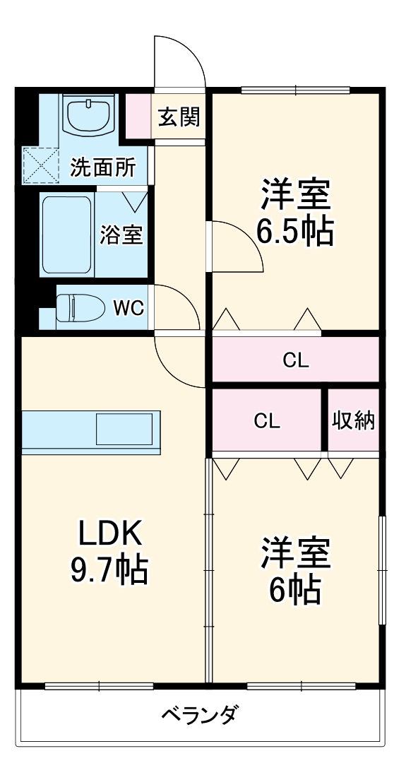 クラスト参番館の間取り