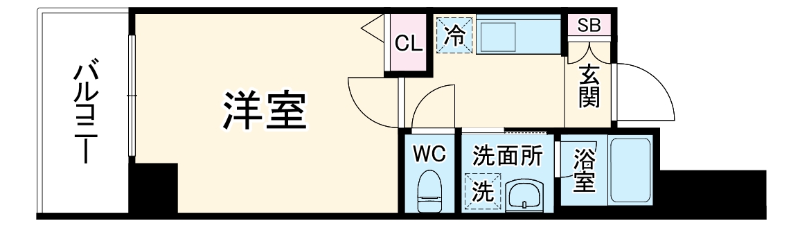 アスヴェル京都西大路御池の間取り