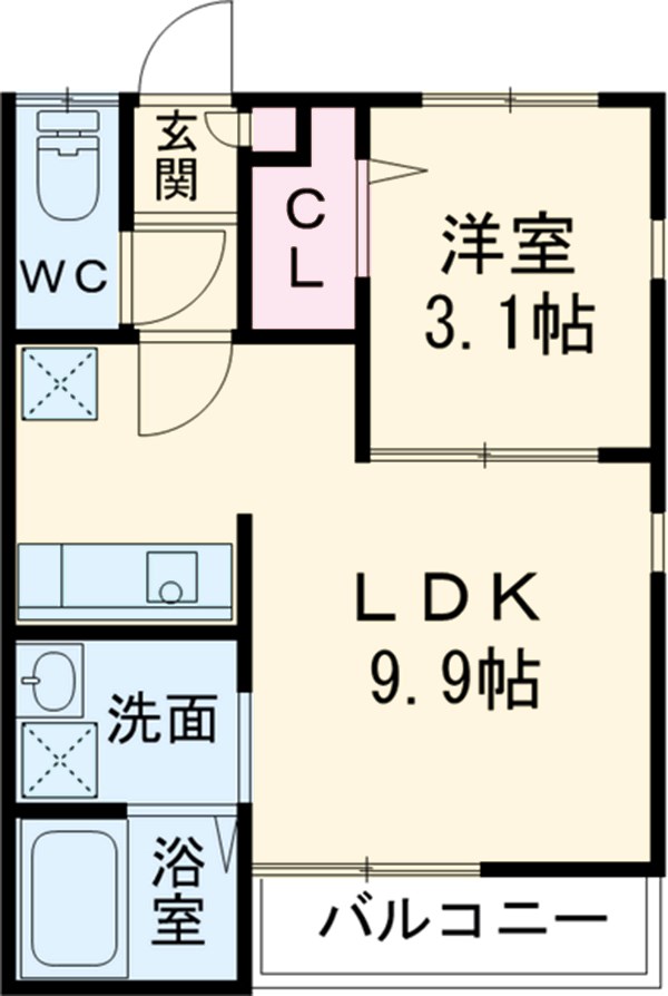 GRANDTIC黒川の間取り