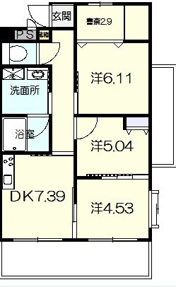 メゾンぴあの間取り